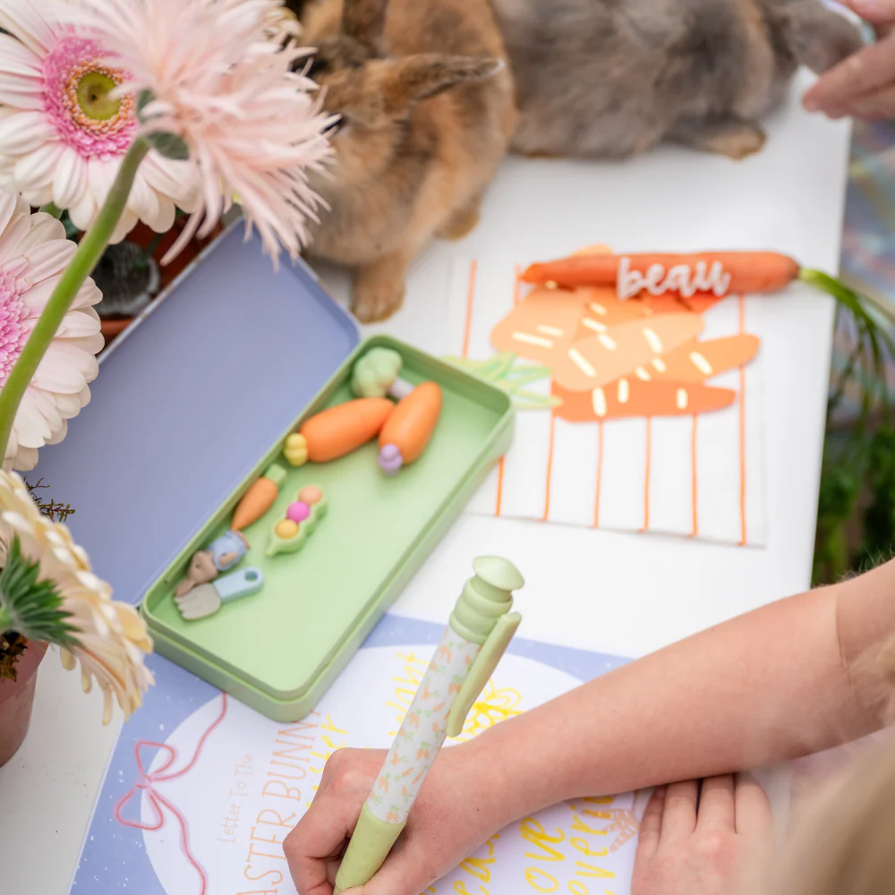 Daydream Society Bunnies In The Garden Eraser Set