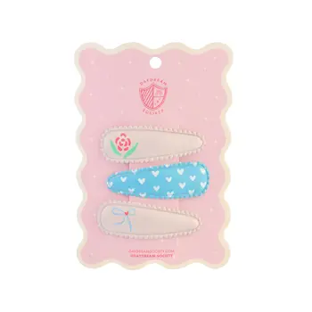 Daydream Society Love Birds Printed Hair Clip Set