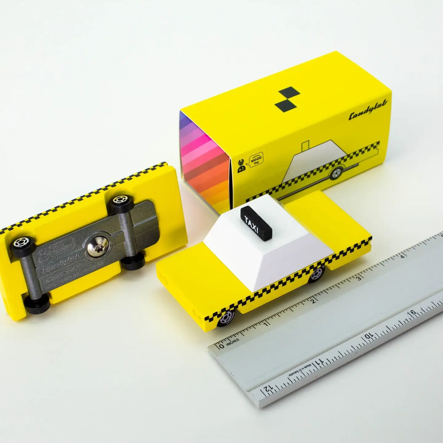 Candylab Toys Candylab Toys Yellow Taxi