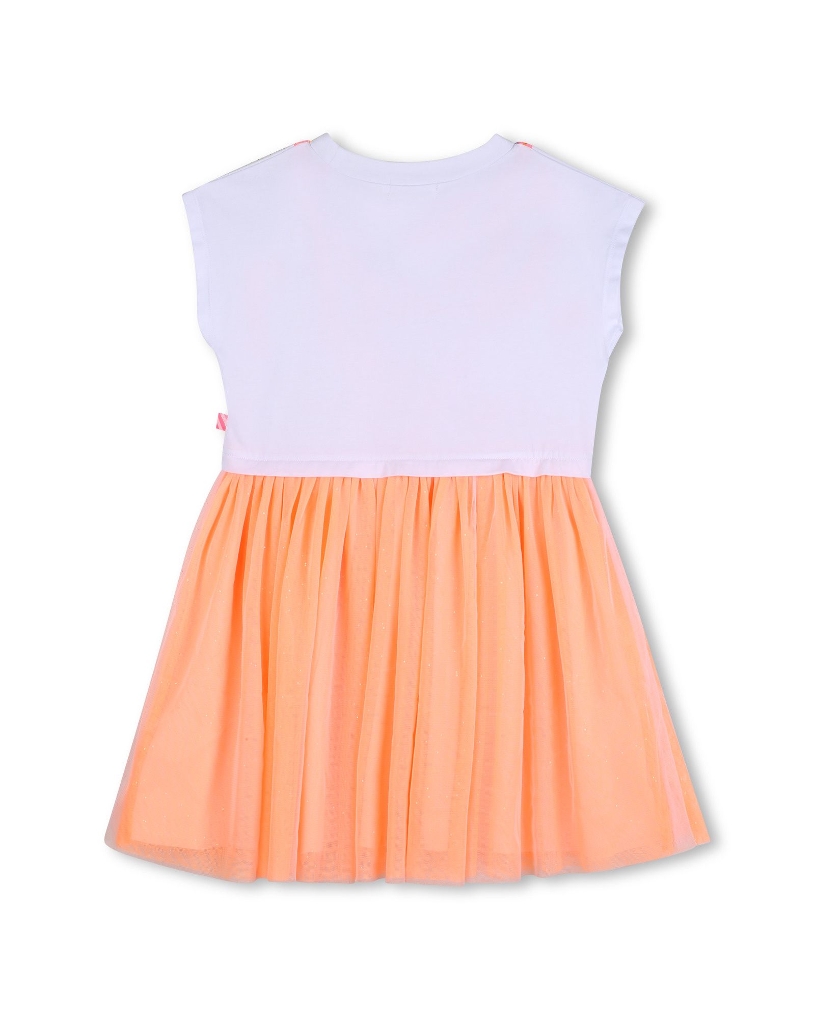 Billieblush Billieblush Short Sleeve Bi-Material Dress