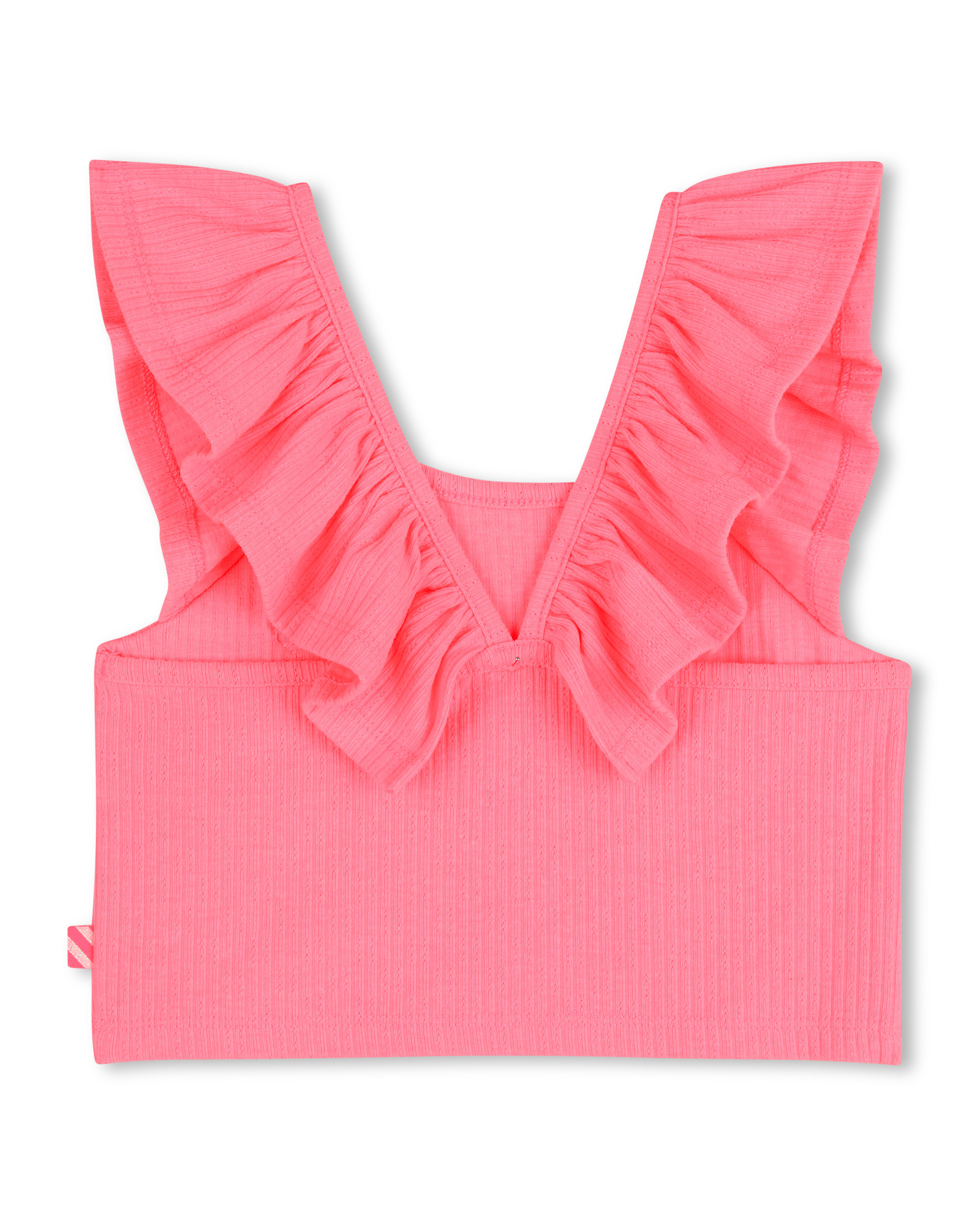 Billieblush Billieblush Seashell Tank Top With Flounced Straps