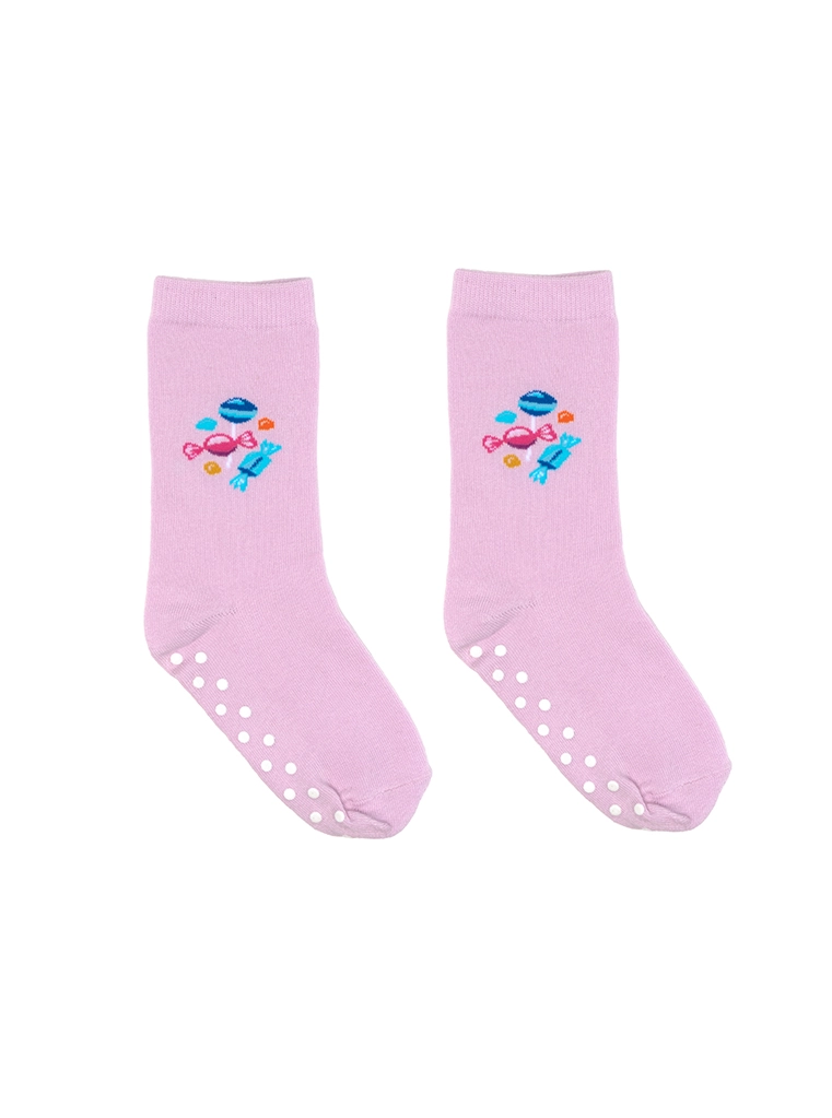 Living Royal 3D Packaged Crew Socks - Assorted Candy - Light Pink