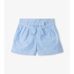 Hatley Hatley Neon Dots Belted Paper Bag Shorts