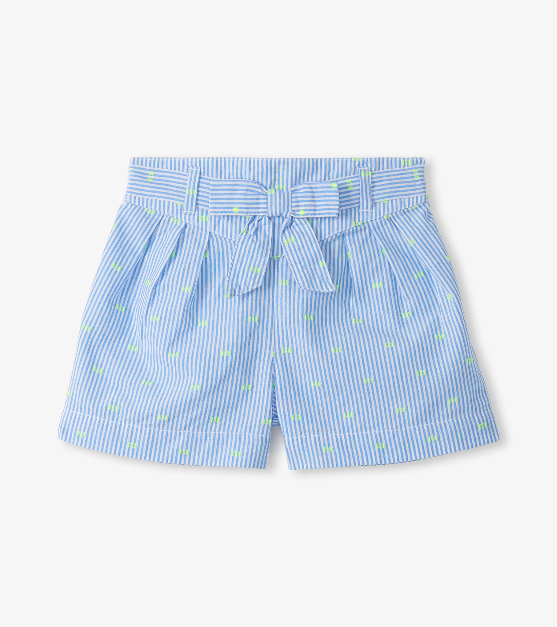 Hatley Hatley Neon Dots Belted Paper Bag Shorts