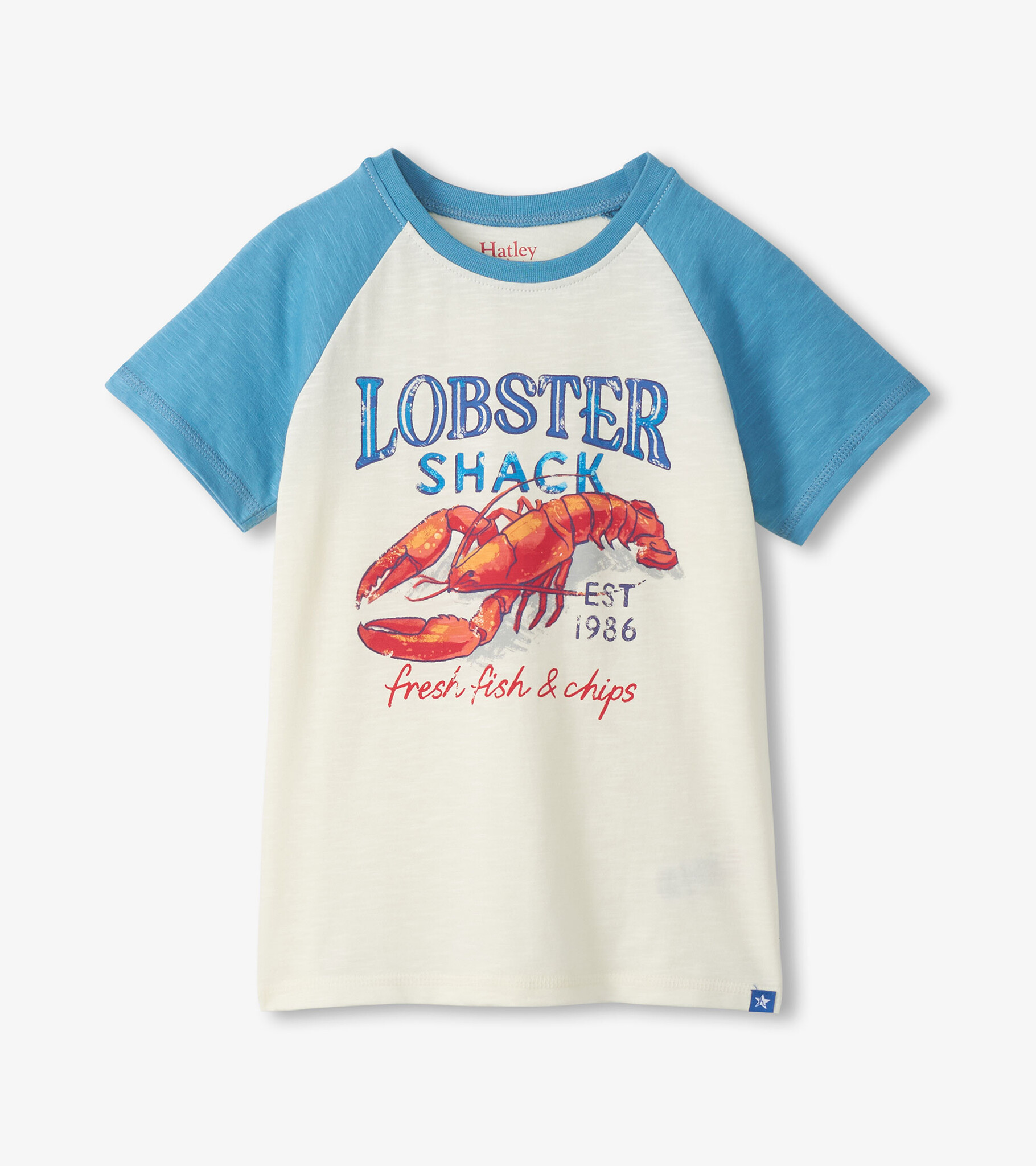 Hatley Hatley Lobster Shack Raglan Tee