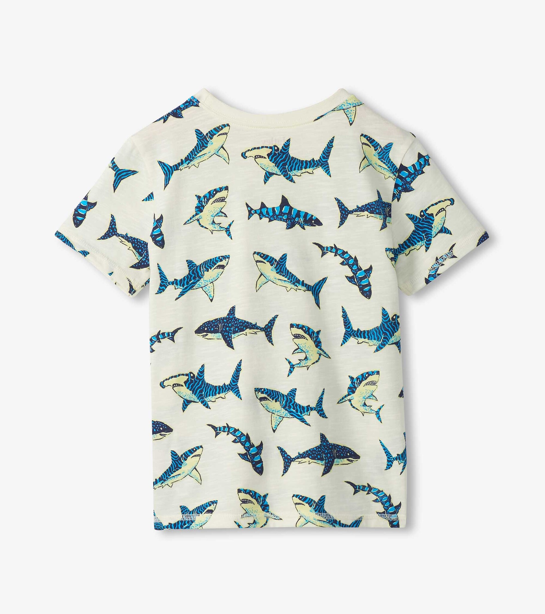 Hatley Hatley Glow in the Dark Sharks Raglan Tee