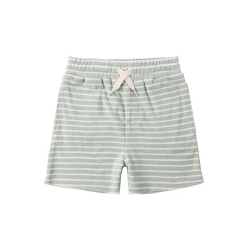Rylee and Cru Rylee & Cru Seafoam Stripe Terry Boys Short