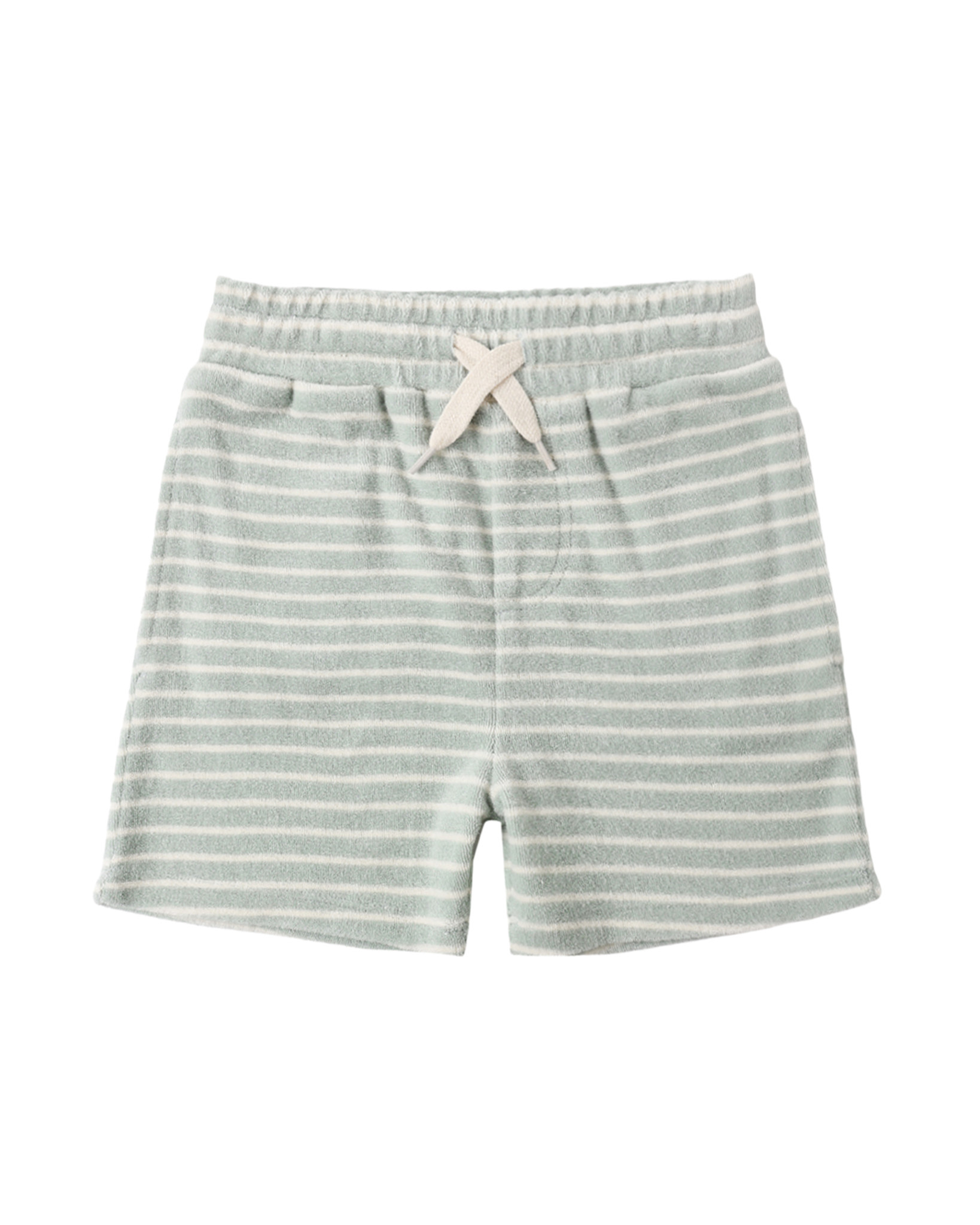 Rylee and Cru Rylee & Cru Seafoam Stripe Terry Boys Short