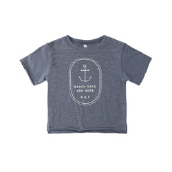 Rylee and Cru Rylee & Cru Beach Days Raw Edge Tee