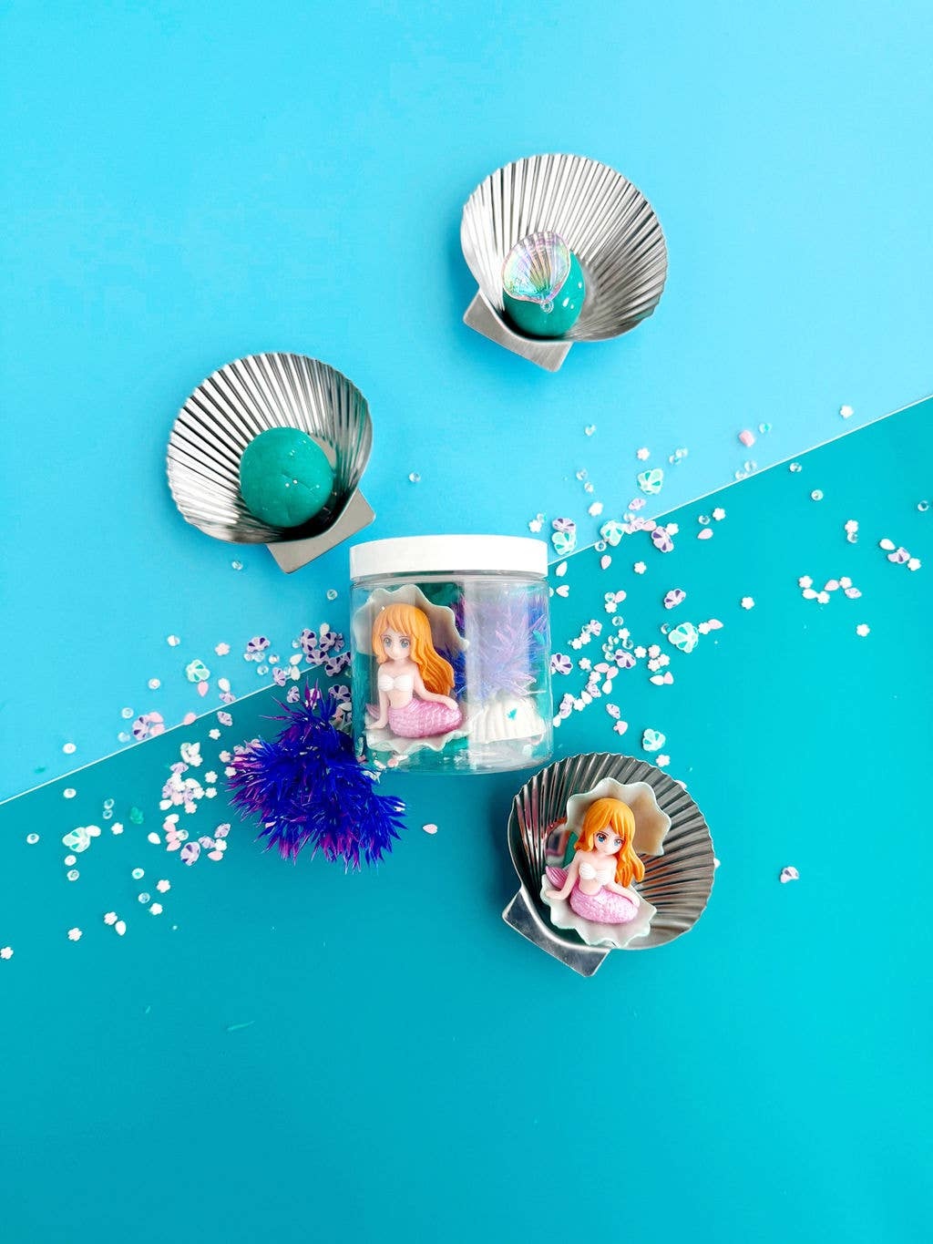 Earth Grown KidDoughs Mermaid Mini Dough-To-Go