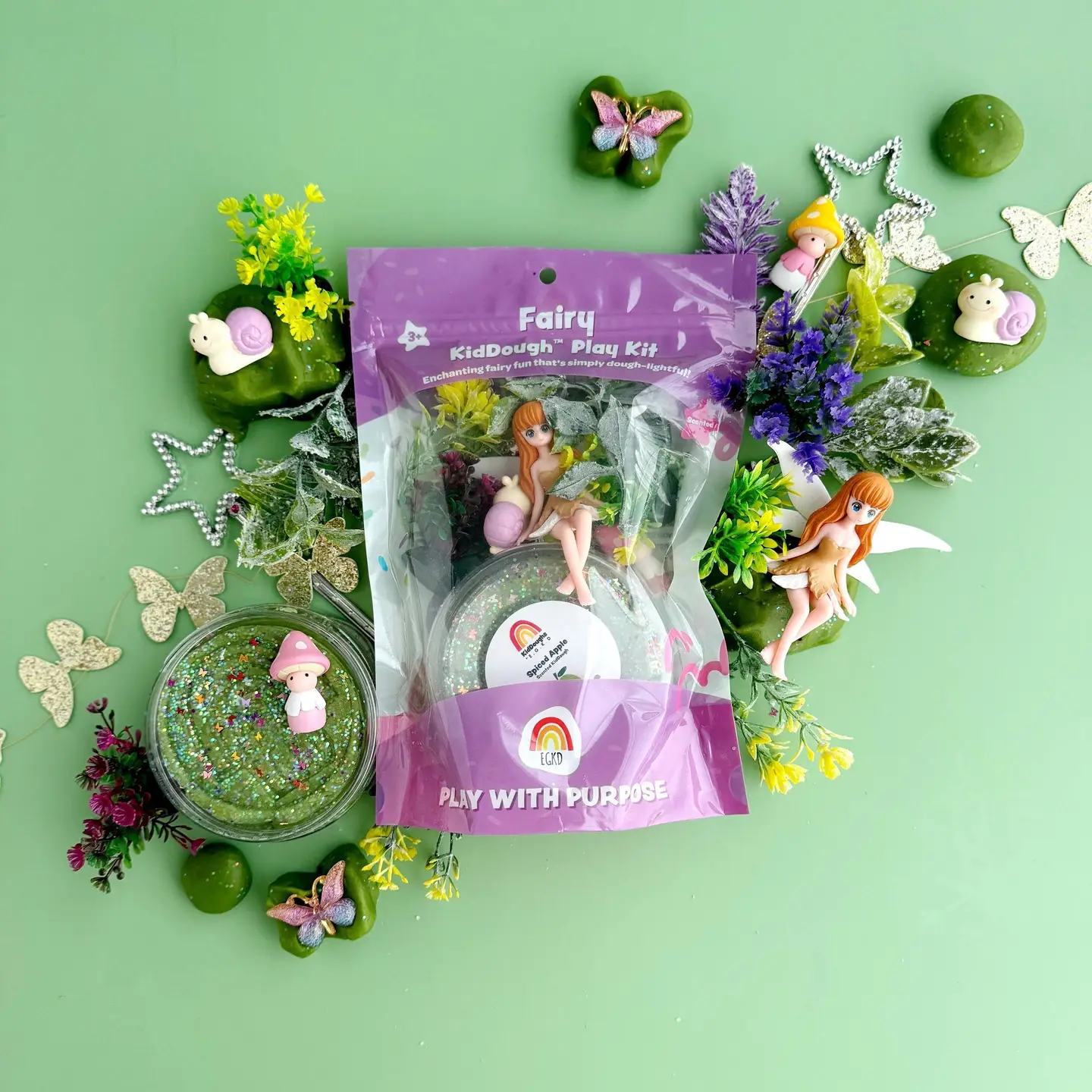 Earth Grown KidDoughs Fairy Kiddough Play Kit