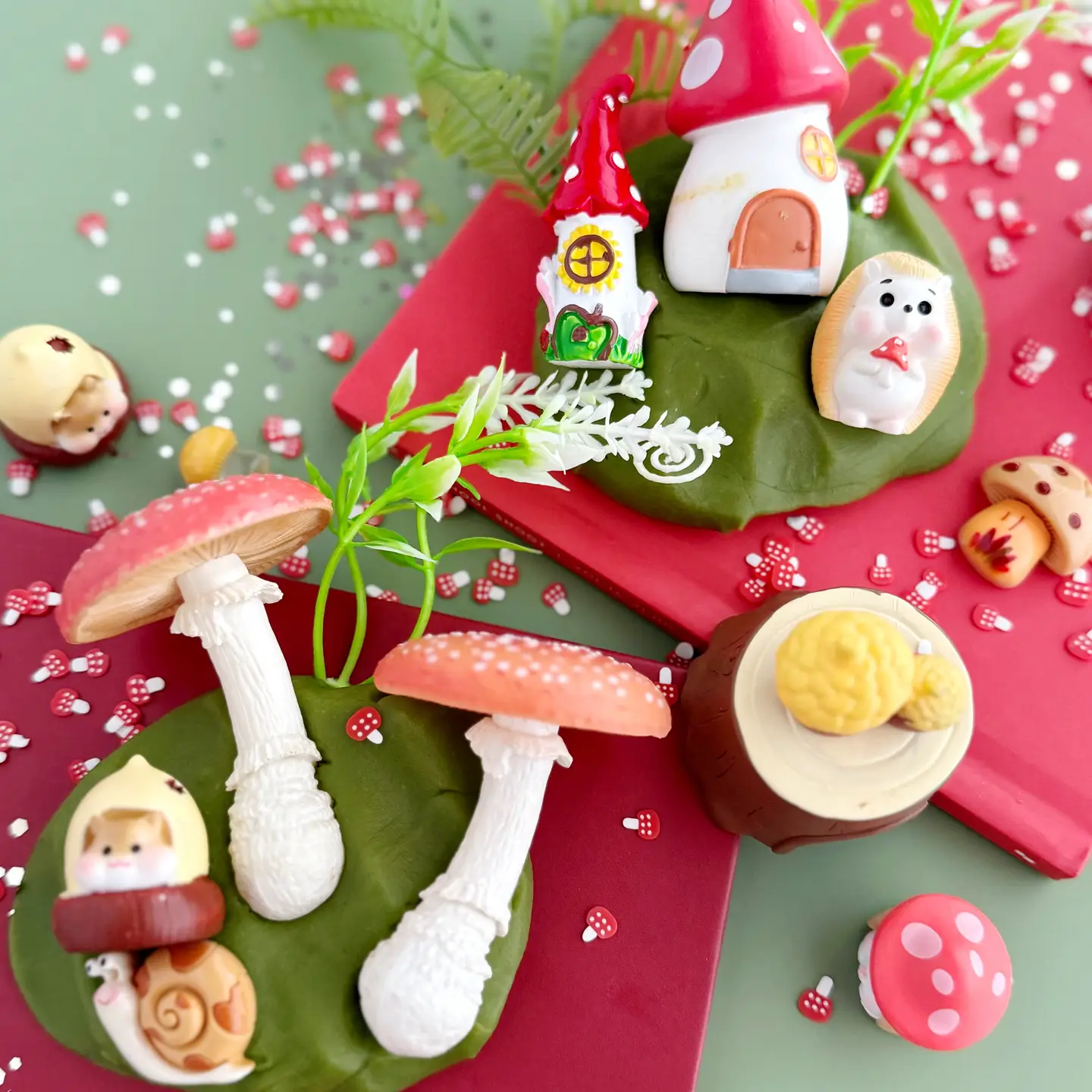 Earth Grown KidDoughs Mushroom Meadow Kiddough Play Kit