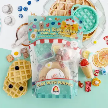 Earth Grown KidDoughs Sunny Side Diner Kiddough Play Kit