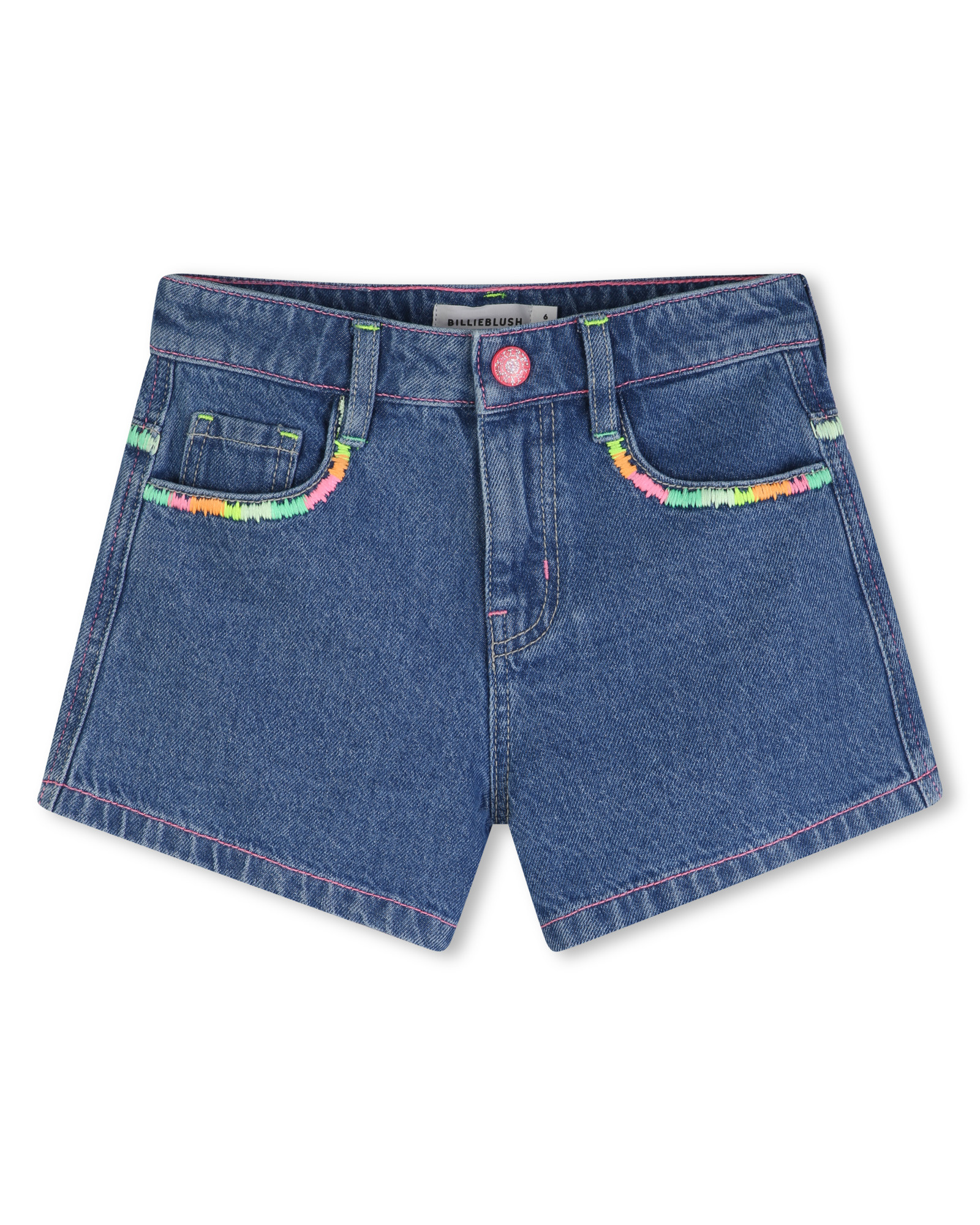 Billieblush Billieblush Embroidered Denim Shorts