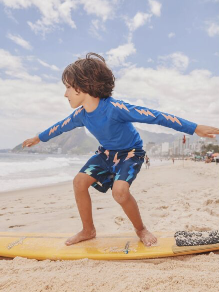 Tea Collection Tea Mid-Length Swim Trunks
