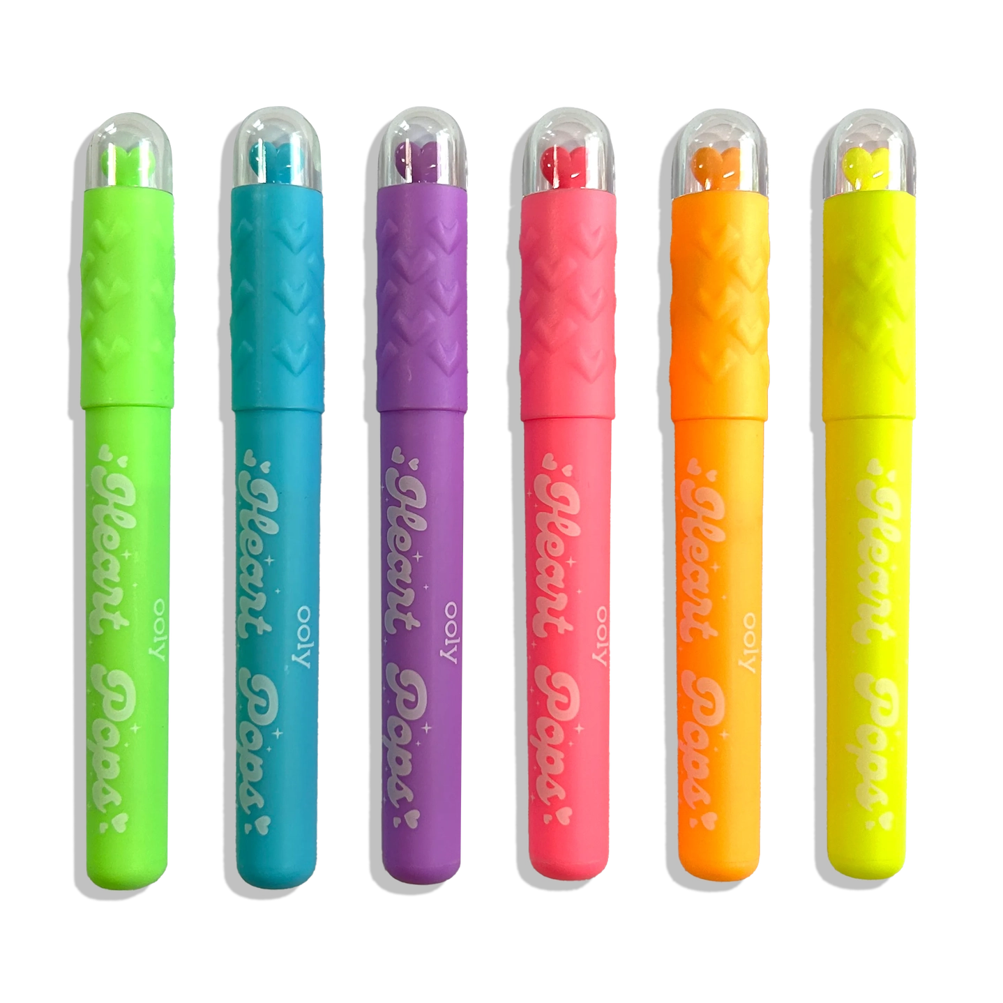 ooly Ooly  Heart Pops: Neon Highlighters (Set of 6)