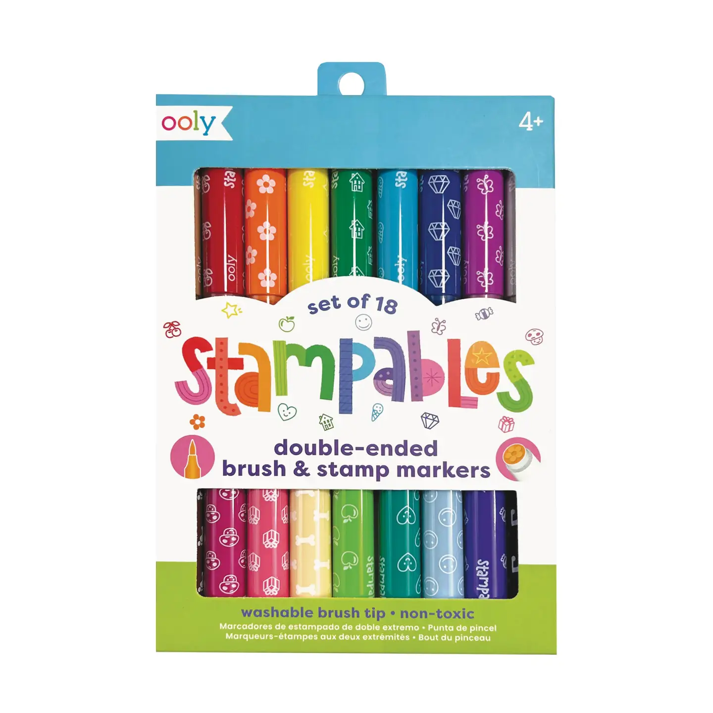 ooly Ooly Stampables Double Ended Stamp Markers - Set of 18