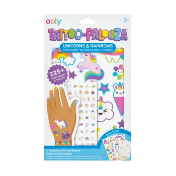 ooly Ooly Tattoo Palooza: Temporary Tattoos & Nail Stickers - Unicorns