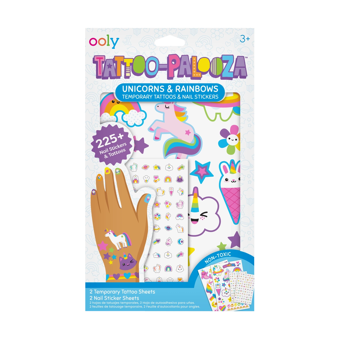 ooly Ooly Tattoo Palooza: Temporary Tattoos & Nail Stickers - Unicorns