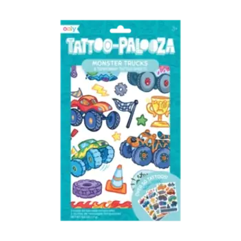 ooly Ooly Tattoo Palooza: Temporary Tattoos - Monster Trucks (3 Sheet)