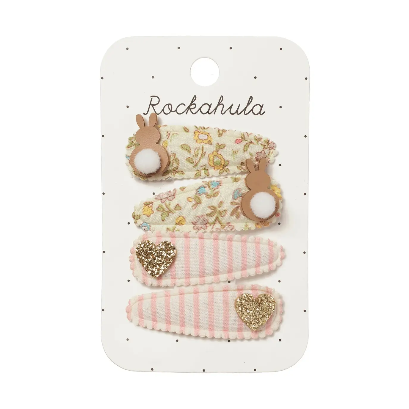 Rockahula Petal Bunny Fabric Clip Set