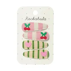 Rockahula Cherry Kiss Fabric Clip Set