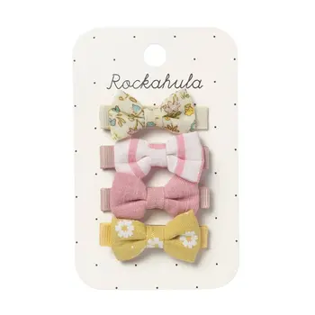 Rockahula Petal Mini Bow Clip Set
