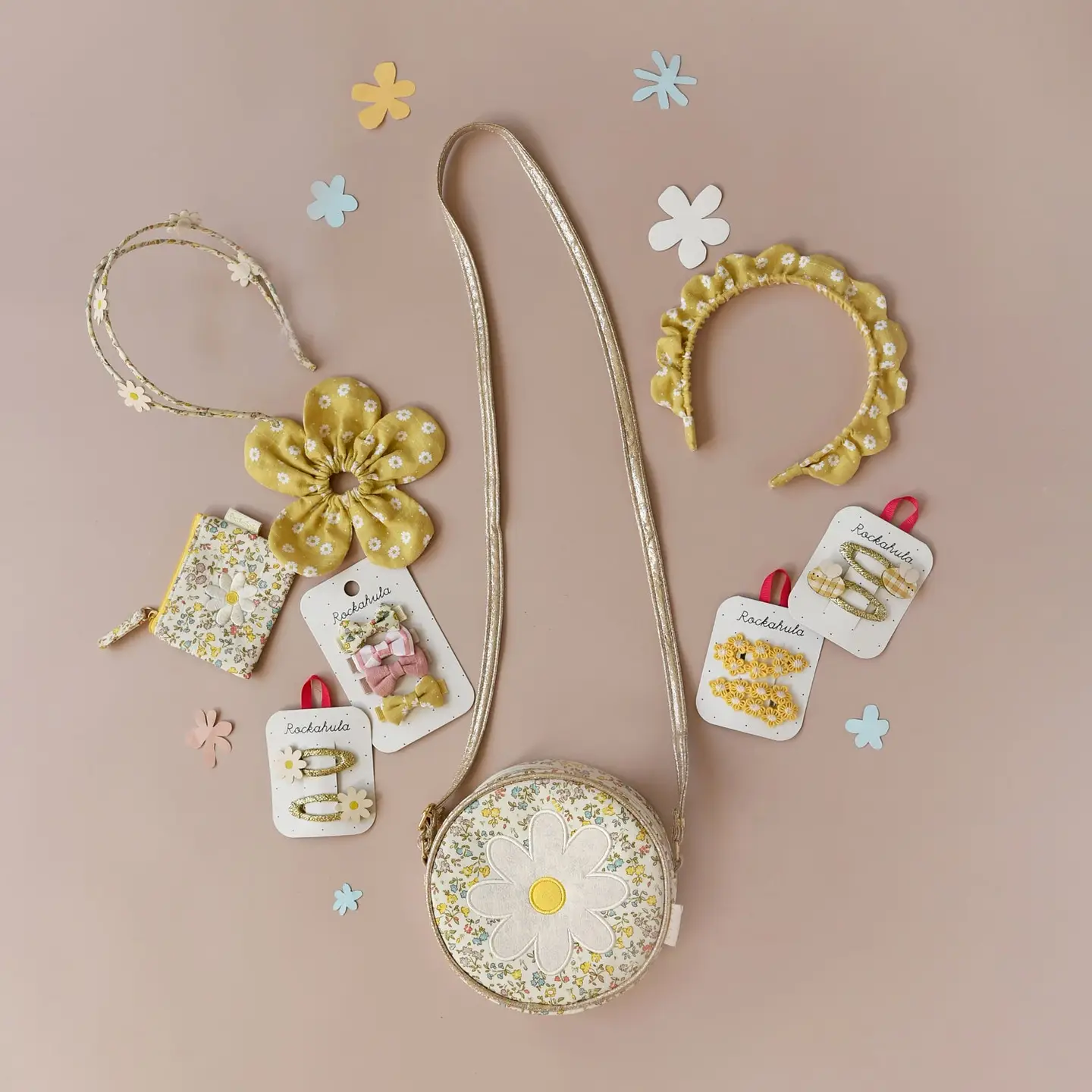 Rockahula Petal Mini Bow Clip Set