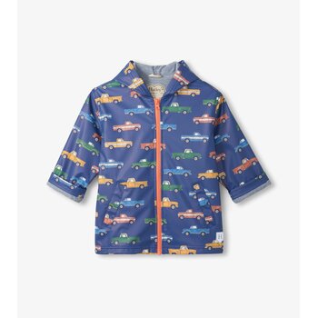 Hatley Hatley Trucks Zip-Up Rain Jacket