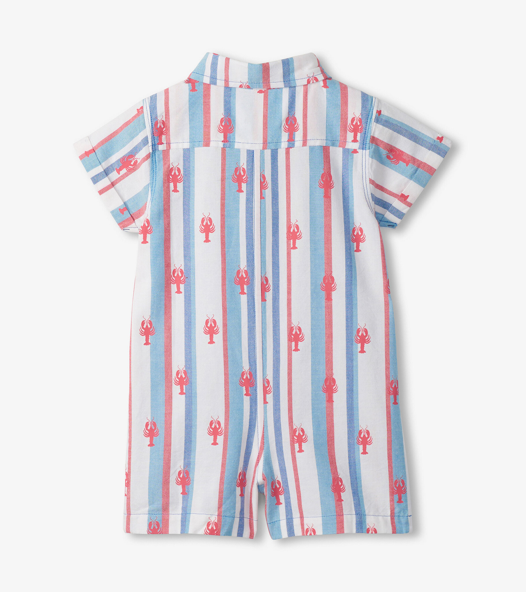 Hatley Hatley Preppy Lobsters Woven Romper