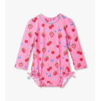 Hatley Hatley Summer Berries Rashguard Swimsuit