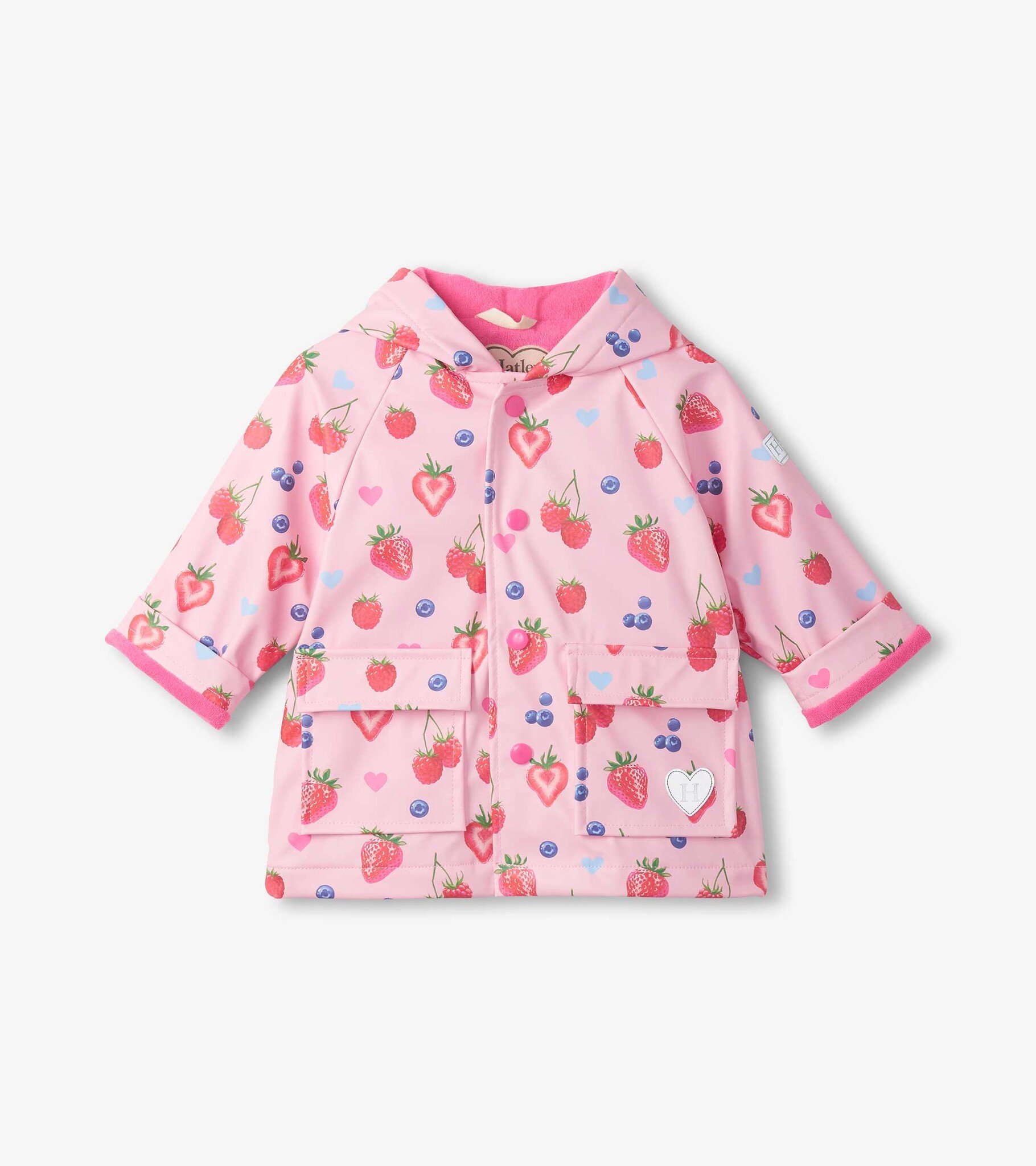 Hatley Hatley Summer Berries Snap Raincoat