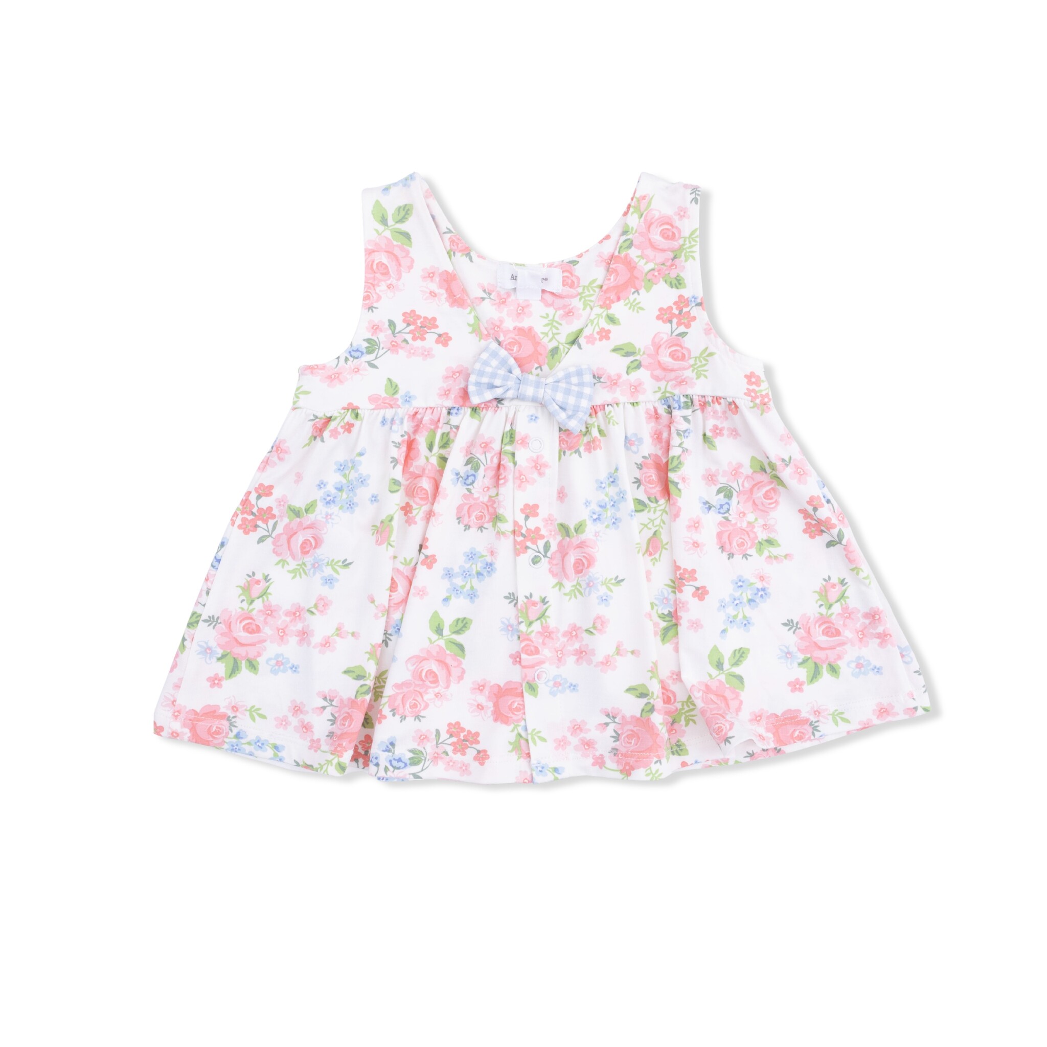Angel Dear Angel Dear Cute Little Roses Dress w/ Bow & Bloomer