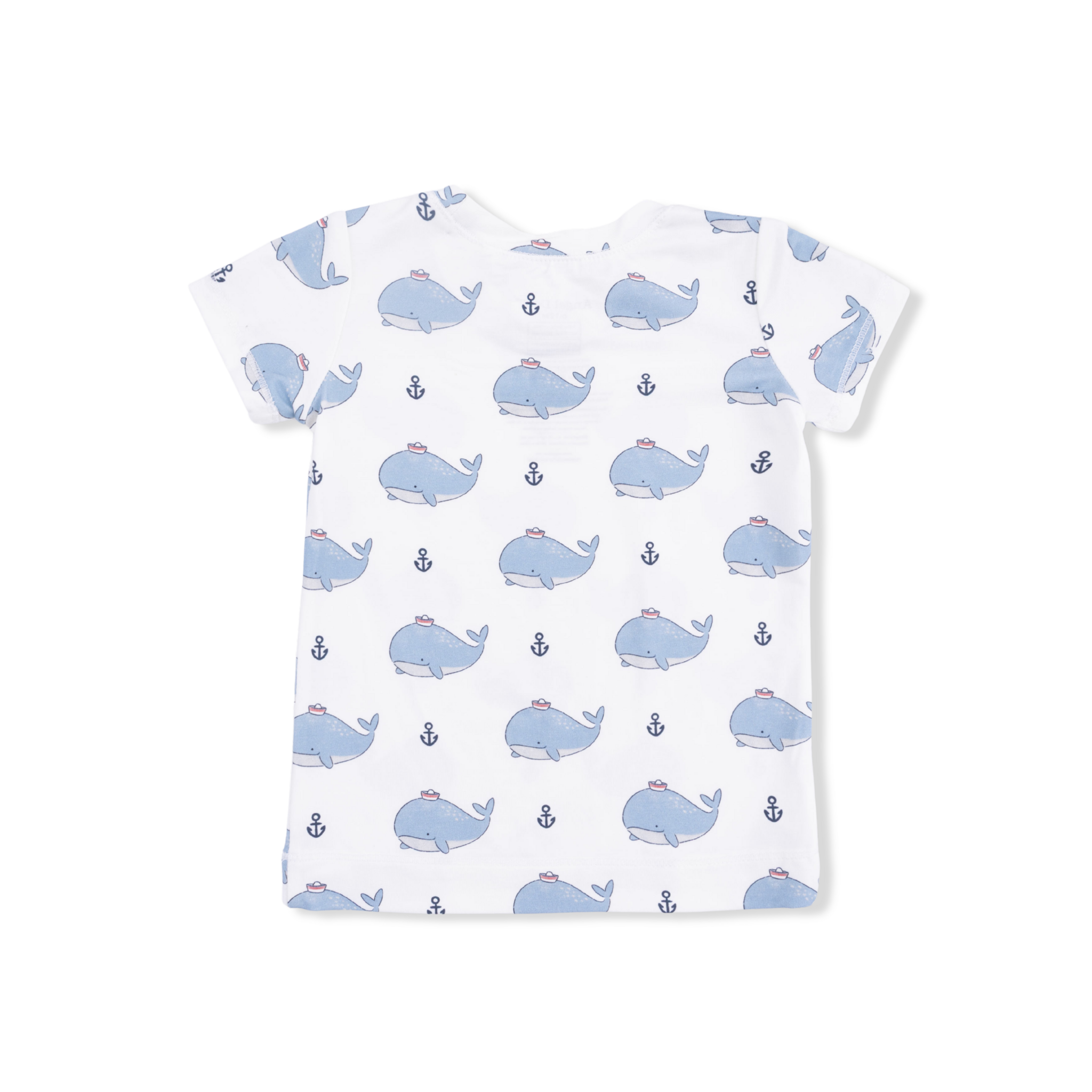 Angel Dear Angel Dear Bubbly Sailor Whales Loungewear Short Set