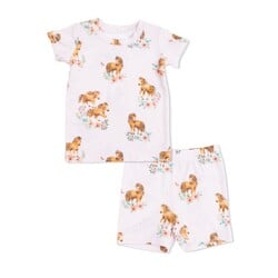 Angel Dear Angel Dear Pink Ponies Loungewear Short Set