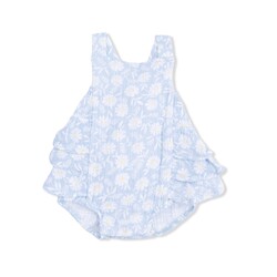 Angel Dear Angel Dear Western Daisies Ruffle Sunsuit