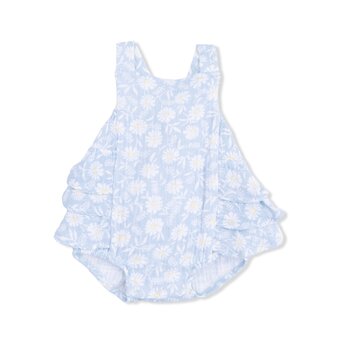 Angel Dear Angel Dear Western Daisies Ruffle Sunsuit