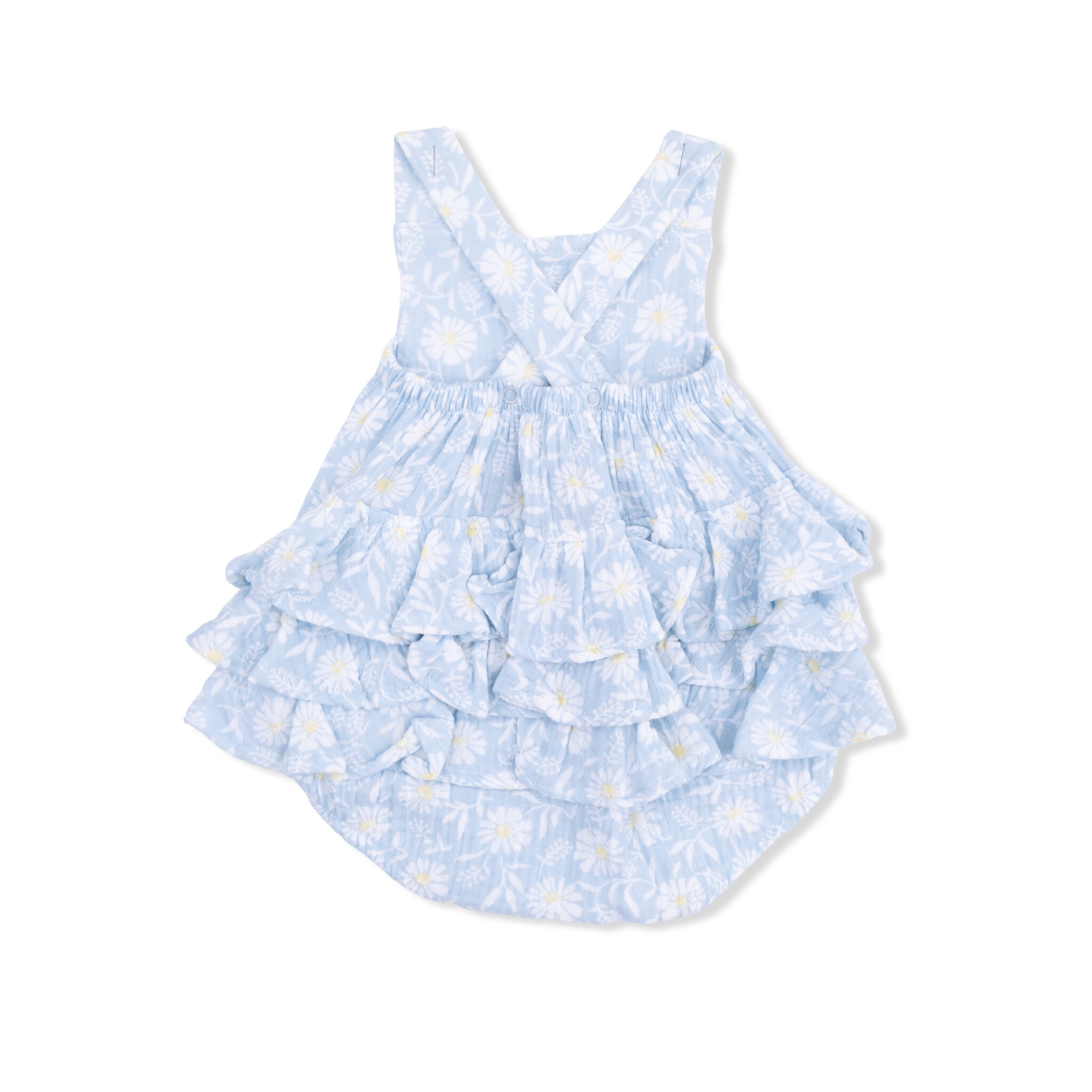 Angel Dear Angel Dear Western Daisies Ruffle Sunsuit