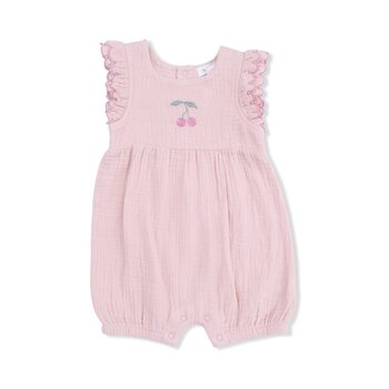 Angel Dear Angel Dear Solid Muslin Lotus Scallop Ruffle Shortie