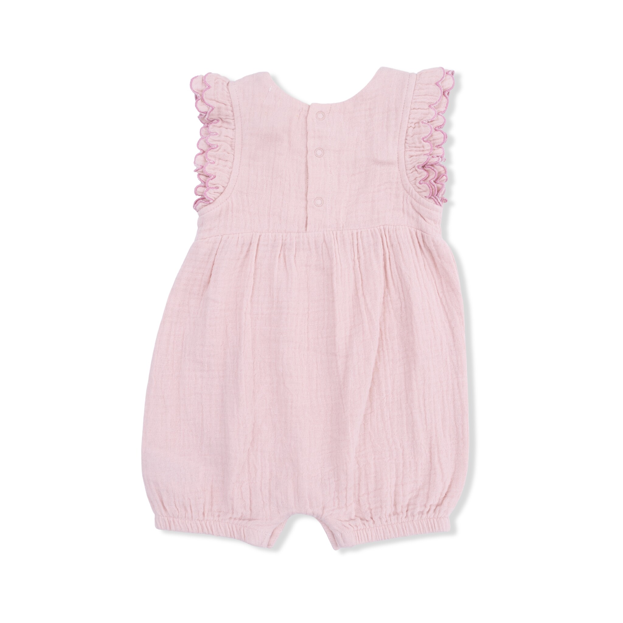 Angel Dear Angel Dear Solid Muslin Lotus Scallop Ruffle Shortie