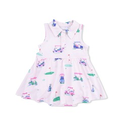 Angel Dear Angel Dear Vintage Golf Carts Polo Tennis Dress