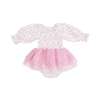 Angel Dear Angel Dear Cameo Ballet Shoes Smocked Bubble w/Tutu