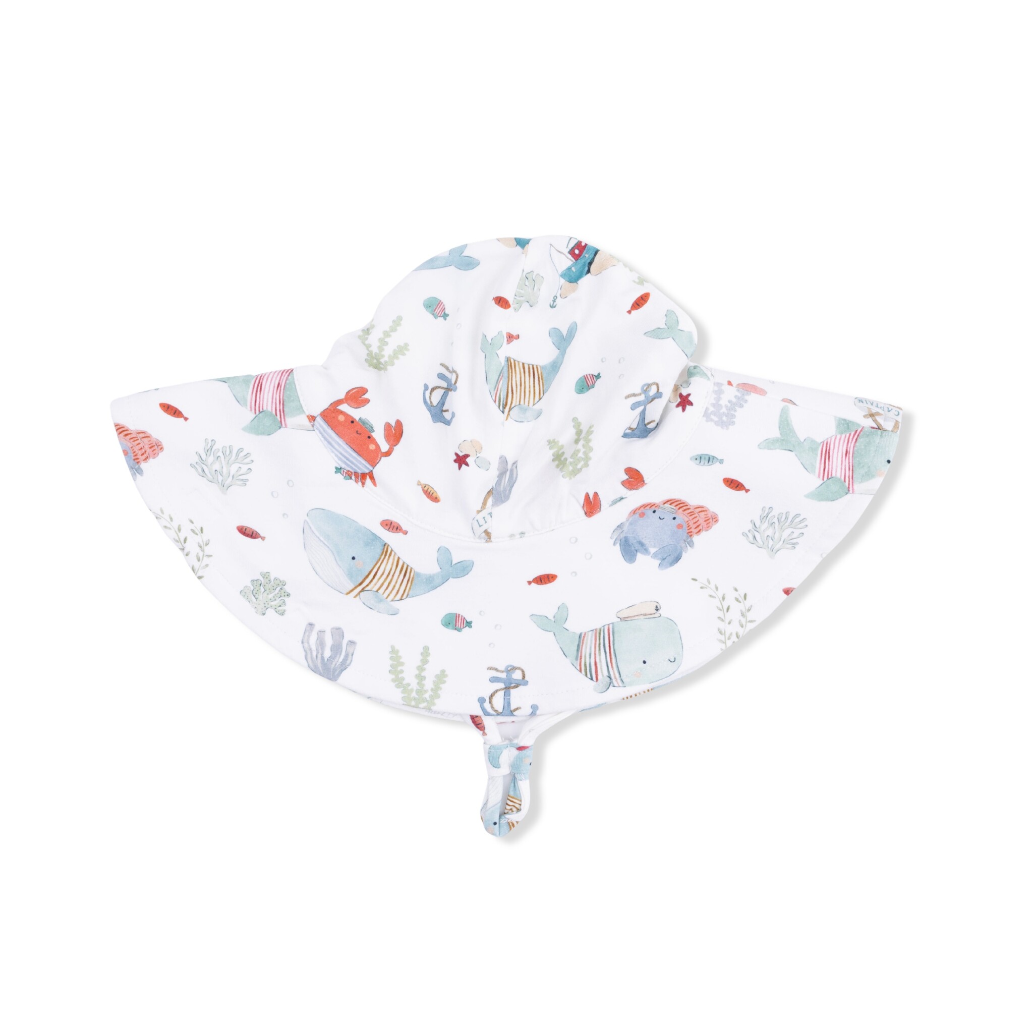 Angel Dear Angel Dear Sailor Sea Creatures Wide Brim Sun Hat