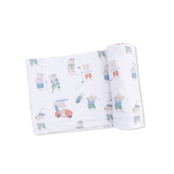Angel Dear Angel Dear Golfing Teddy Bears Swaddle Blanket
