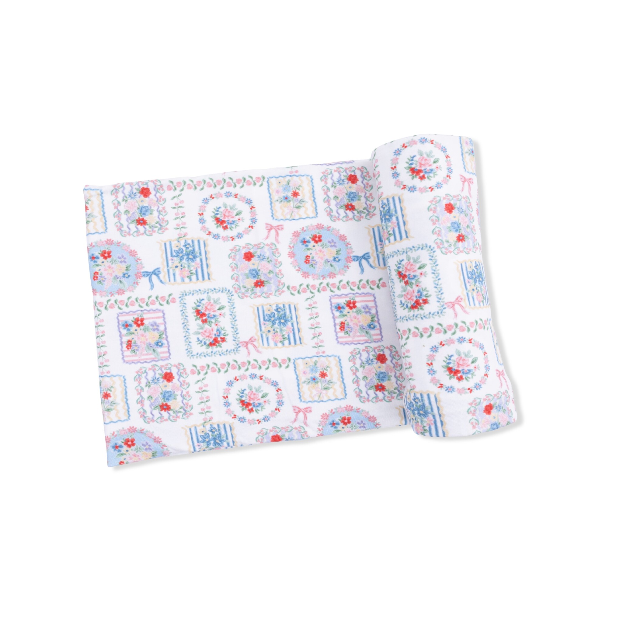 Angel Dear Angel Dear Julep's Floral Patchwork Swaddle Blanket