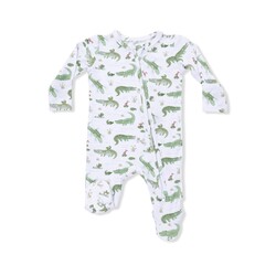 Angel Dear Angel Dear Crayon Alligator 2 Way Zipper Footie