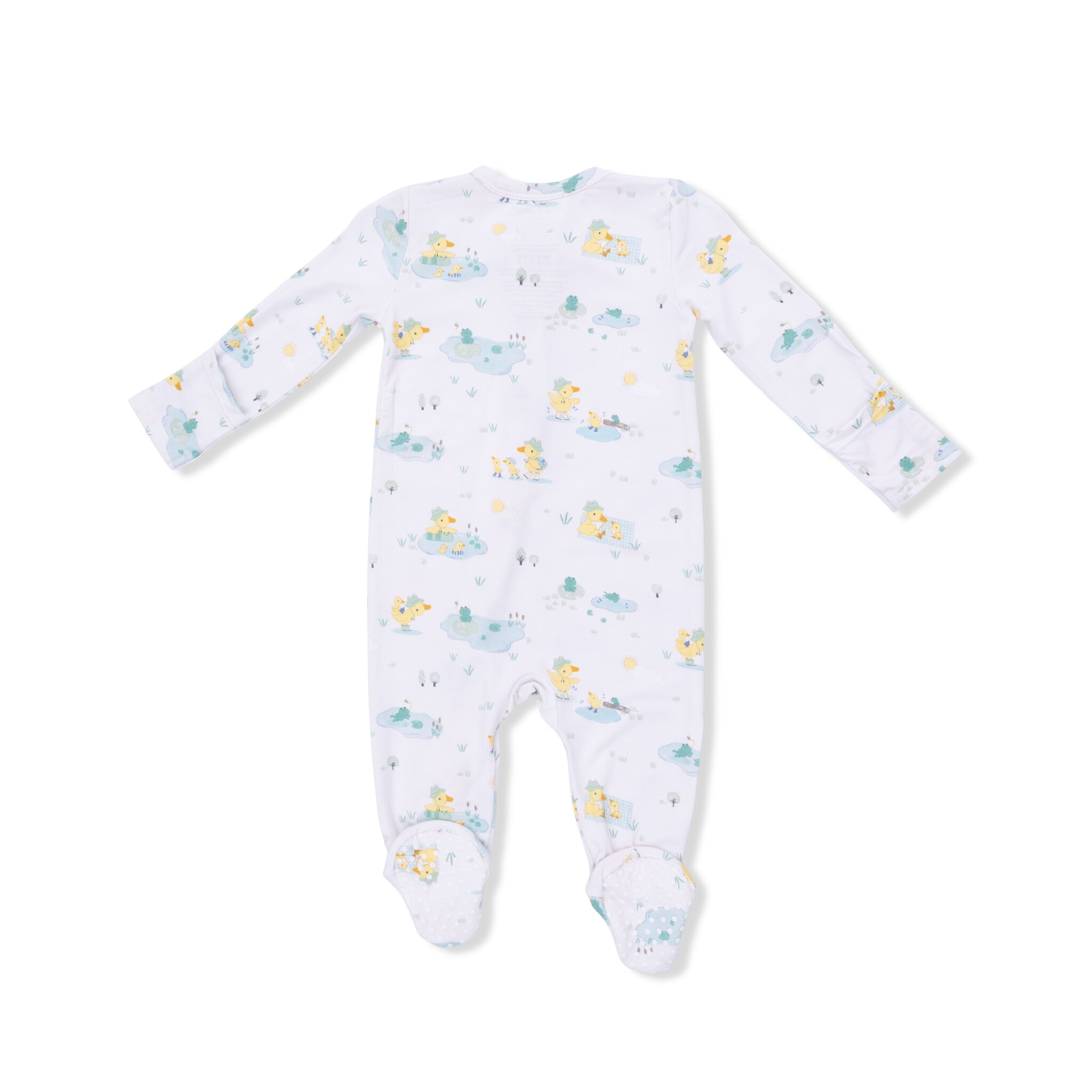 Angel Dear Angel Dear Frog and Duck Pond 2 Way Zipper Footie