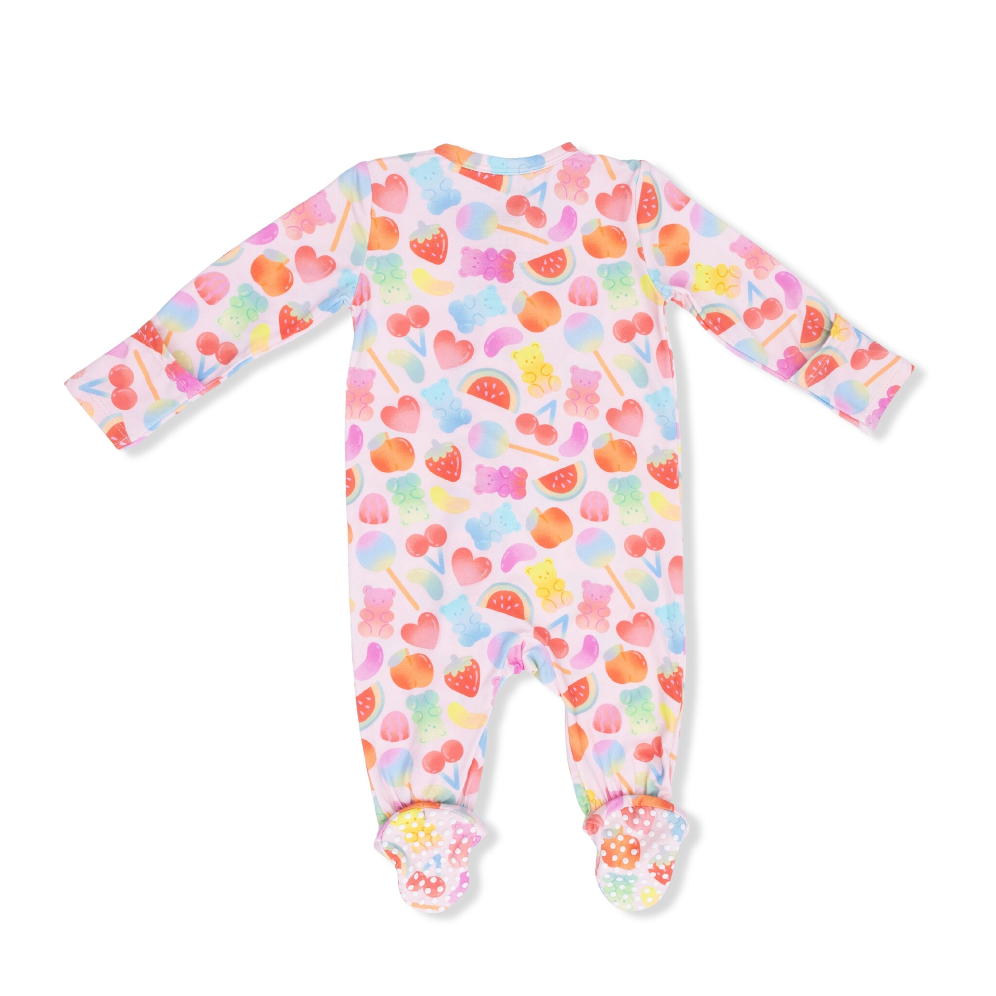 Angel Dear Angel Dear Gummy Bears 2 Way Zipper Footie