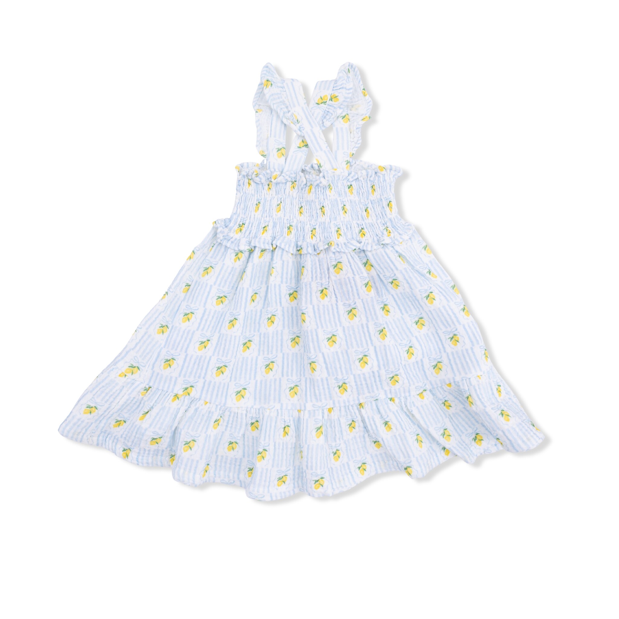 Angel Dear Angel Dear Lovely Lemons Smocked Ruffle Sundress