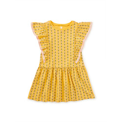 Tea Collection Tea Crochet Trim Ruffle Dress